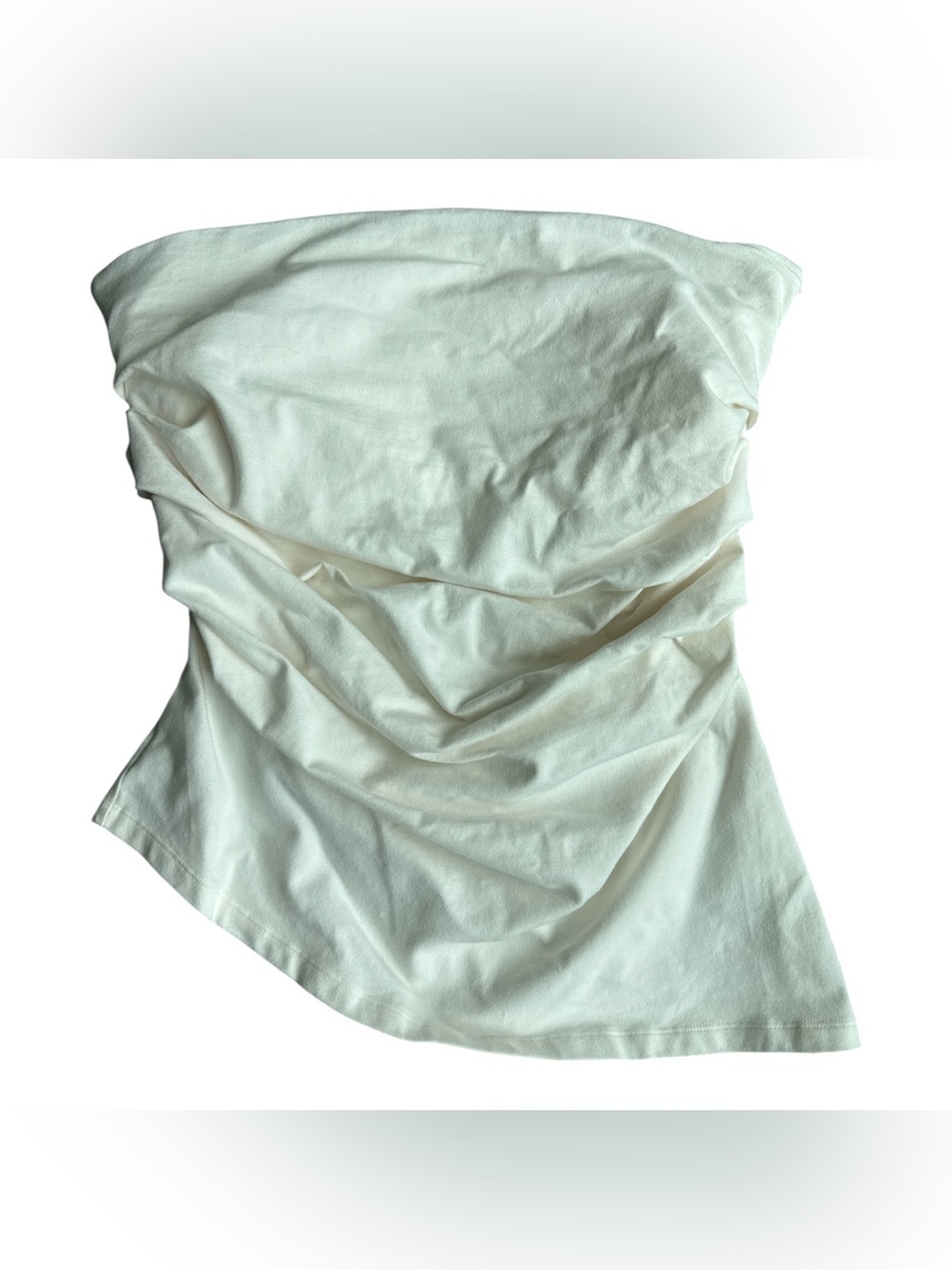 Good American Asymmetrical Strapless Top